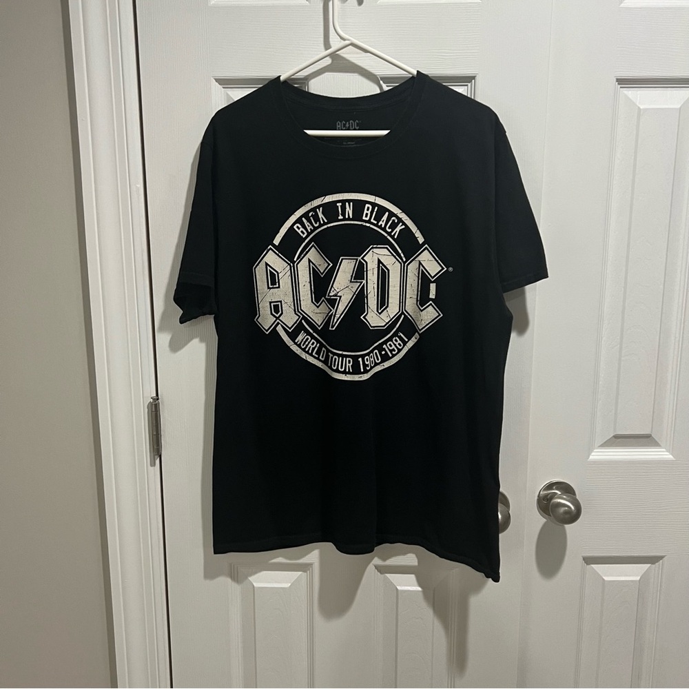 3/$20 AC/DC Black Short Sleeve Tee